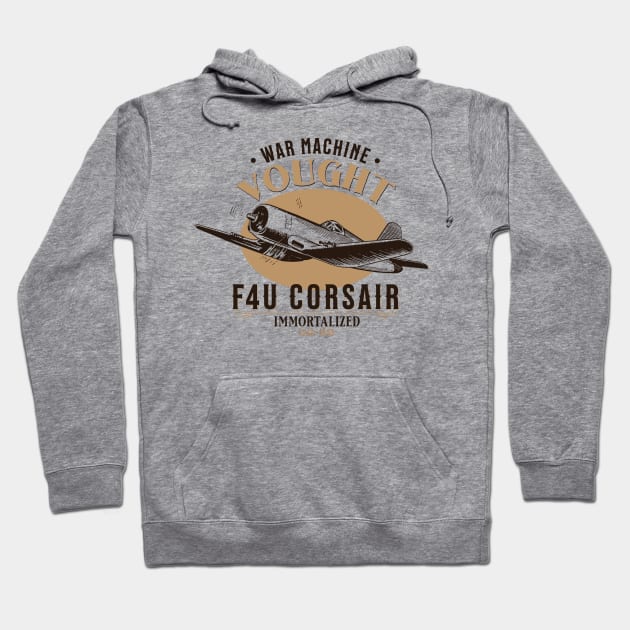 F4U Corsair | World War 2 Plane Hoodie by Distant War